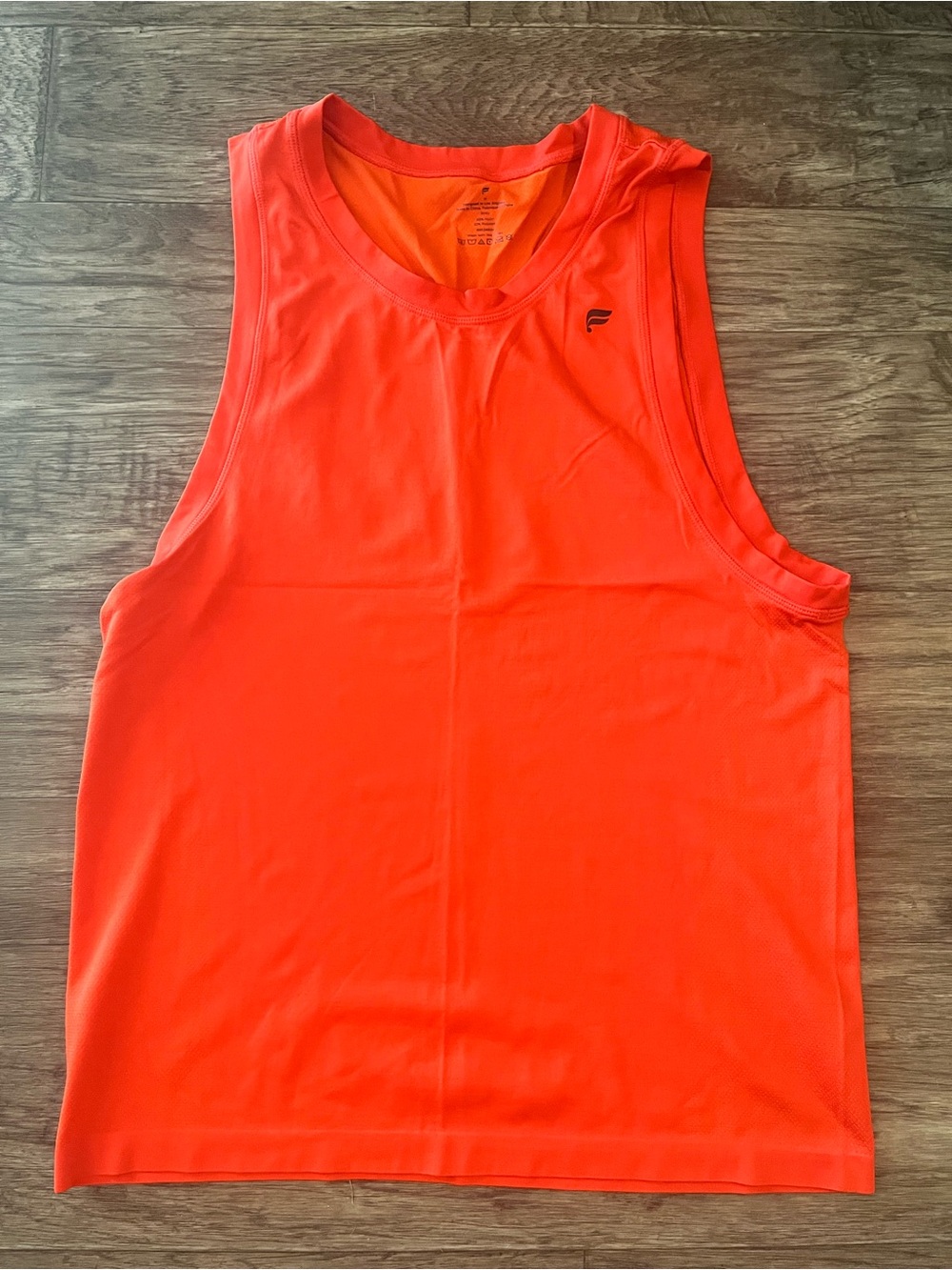 Fabletics Dri Fit Orange Muscle Shirt